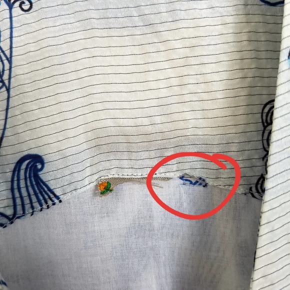 Roopa Pemmaraju Anthropologie White and Blue Floral Silk Wrap Dress Size XS - Picture 7 of 7